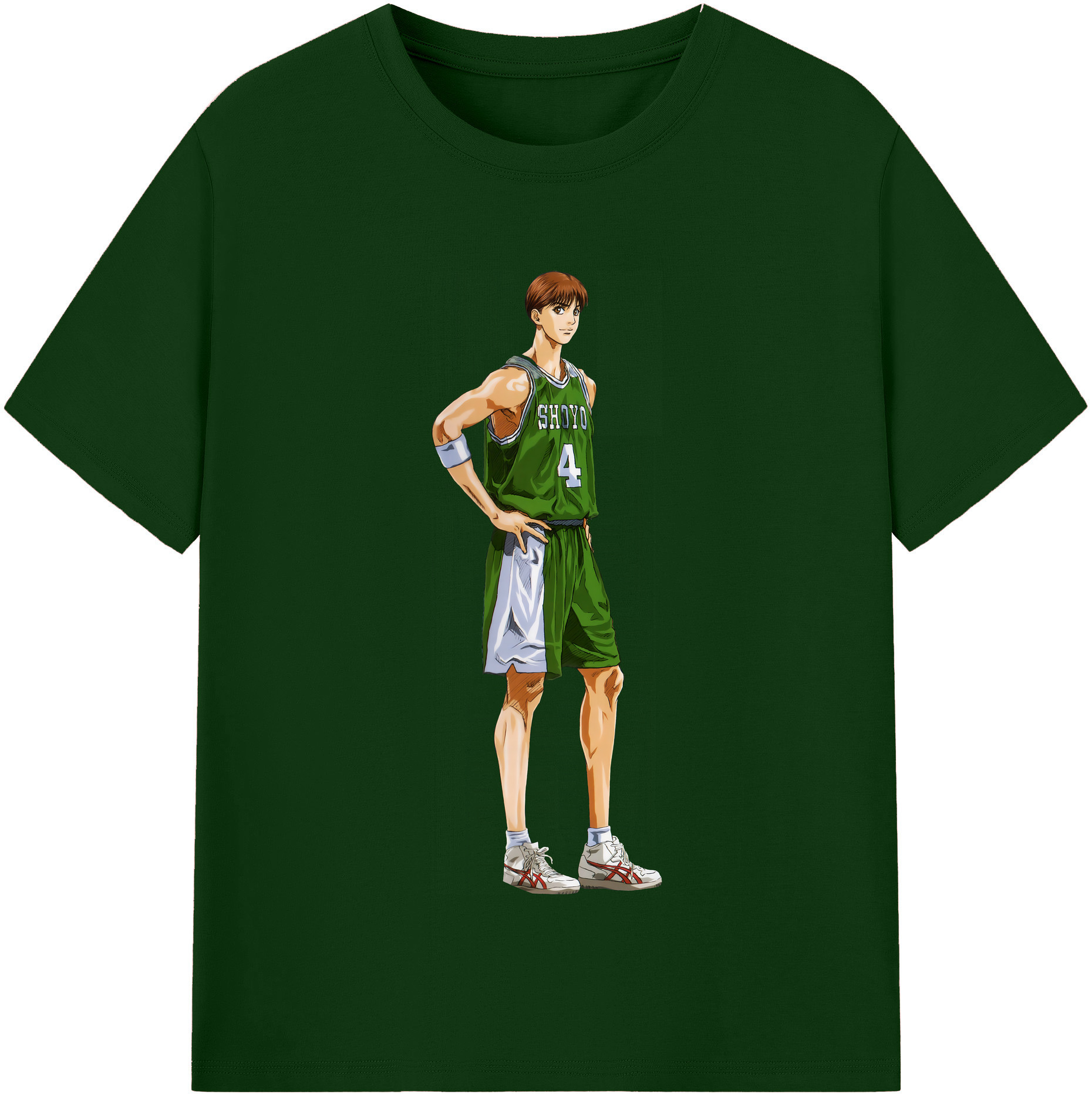 SLAM DUNK／スラムダンク 綿100％半袖Tシャツ（フロントプリント）